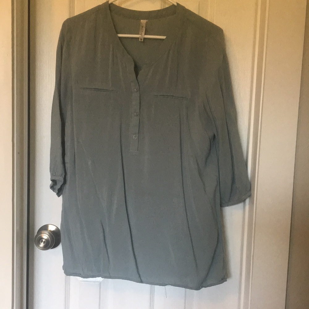 Light Blue Milla Blouse